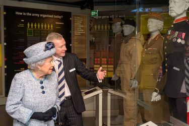 La reine Elizabeth II à Londres, le 17 mars 2017