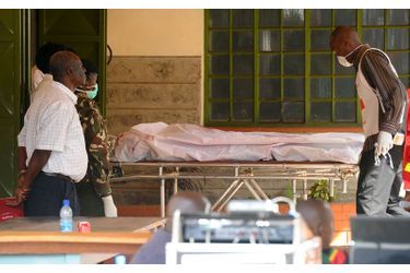 Une des nombreuses victimes de l'attaque sanglante d'hier au Kenya.