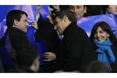 Nicolas Sarkozy, Manuel Valls et Anne Hidalgo