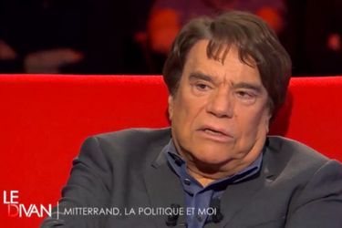 Bernard Tapie dans l'émission "Le Divan". 