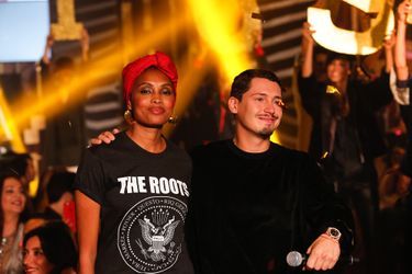 Imany et Cris Cab au Casa Fashion Show, le samedi 7 octobre 2017.