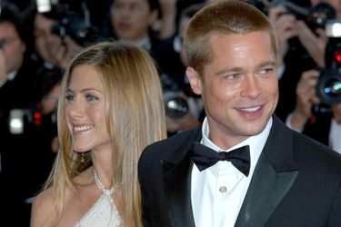 Brad Pitt et Jennifer Aniston à Cannes en 2004.