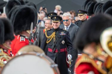 Le prince Andrew et le prince Laurent de Belgique à Bruges, le 7 septembre 2019