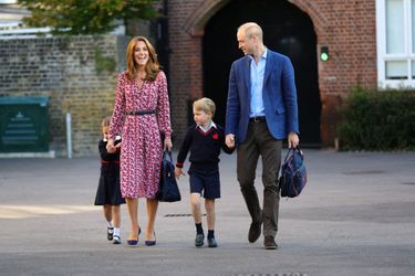 Kate Middleton et le prince William accompagnent George et Charlotte pour leur rentrée scolaire