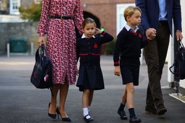 Kate Middleton et le prince William accompagnent George et Charlotte pour leur rentrée scolaire