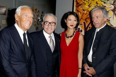 Giorgio Armani, Martin Scorsese, Fleur Pellerin et Costa Gavras