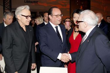 Harvey Keitel, François Hollande, Fleur Pellerin et Martin Scorsese