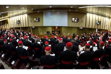 Des cardinaux se sont réunis à un rendez-vous au Synod Hall, au Vatican, pour préparer les élections du nouveau leader de l’Eglise.