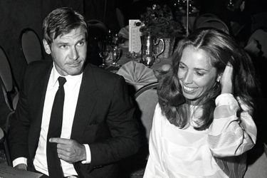Harrison Ford avec sa seconde épouse Melissa Mathison en 1983