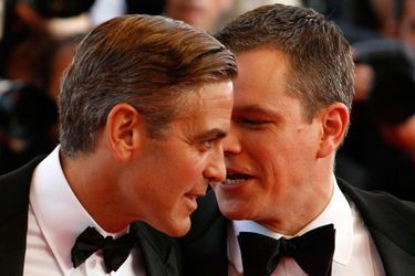 George Clooney et Matt Damon 