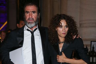 Rachida Brakni et Eric Cantona à Paris, en juillet 2016.