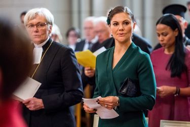 La princesse Victoria de Suède à Uppsala, le 3 octobre 2017
