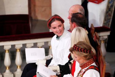 La princesse Ingrid Alexandra de Norvège lors de sa confirmation, à Oslo le 31 août 2019