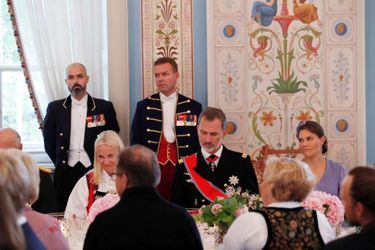 La princesse Mette-Marit de Norvège, le roi Felipe VI d'Espagne et la princesse héritière Victoria de Suède à Oslo, le 31 août 2019