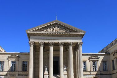 Le Cour d&#039;assises de Montpellier. 