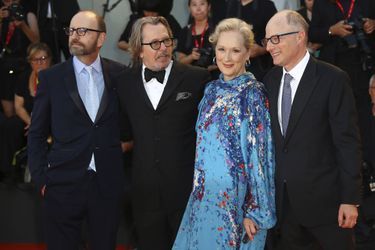 Meryl Streep et l'équipe du film "The Laundromat" à la 76e édition du festival international du film de Venise