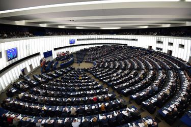 Au Parlement européen, à Strasbourg, le 13 février.