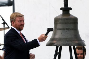 Le roi Willem-Alexander des Pays-Bas à Terneuzen, le 31 août 2019
