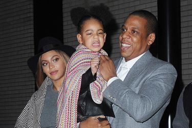 Beyoncé, Jay-Z et leur fille Blue Ivy 