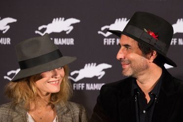 Vanessa Paradis et Samuel Benchetrit à Nemur, le 4 octobre 2017.