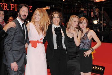 Keanu Reeves en 2009 avec Blake Lively, Rebecca Miller, Robin Wright et Zoe Kazan pour «Les Vies privées de Pippa Lee»