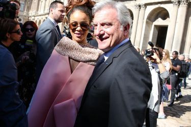 Rihanna et Sidney Toledano, le PDG de Christian Dior Couture