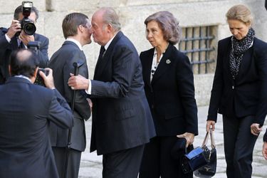 Letizia, Felipe, Cristina, Elena, Sofia, Juan Carlos... - La famille royale d'Espagne réunie pour Don Carlos