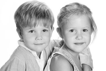 Portrait officiel du prince Vincent et de la princesse Josephine de Danemark pour leurs 6 ans, le 8 janvier 2017