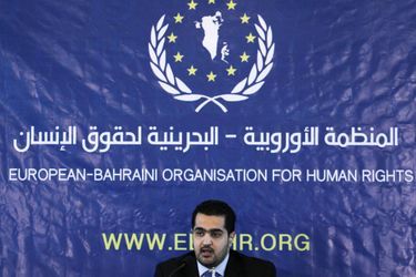 Le défenseur bahreïni des droits humains, Hussain Jawad, en novembre 2013 à Manama.