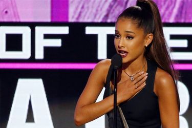 Ariana Grande en septembre 2018 aux American Music Awards, à Los Angeles. 