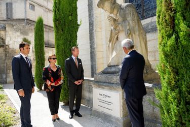 La grande-duchesse Maria Teresa et le grand-duc Henri de Luxembourg à Angoulême, le 24 août 2019