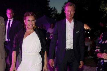 La grande-duchesse Maria Teresa et le grand-duc Henri de Luxembourg à Angoulême, le 24 août 2019