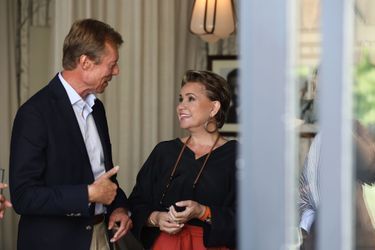 La grande-duchesse Maria Teresa et le grand-duc Henri de Luxembourg à Angoulême, le 25 août 2019