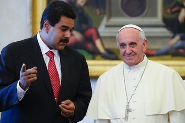 Nicolas Maduro, pape Francois