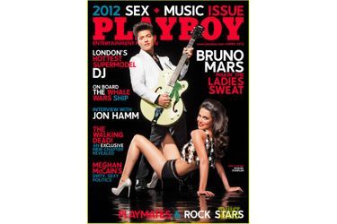 Bruno Mars en couverture de Playboy