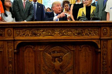Donald Trump à la Maison Blanche, le 25 septembre 2017.