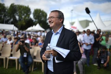 Hervé Mariton pendant un rassemblement politique des Républicains à La Baule, le 3 septembre 2016. 
