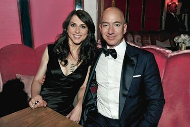 Couple gagnant : Jeff et MacKenzie Bezos à la cérémonie des Oscars, le 26 février 2017. Pour la première fois, Amazon Studios raflait trois statuettes pour deux films produits maison.