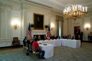 Melania Trump à la Maison Blanche, le 28 septembre 2017.