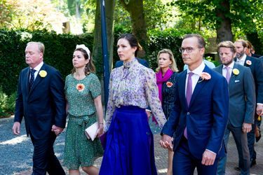 Les neveux et nièces de la princesse Christina des Pays-Bas lors de ses funérailles à La Haye, le 22 juin 2019
