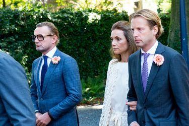 Les neveux et nièces de la princesse Christina des Pays-Bas lors de ses funérailles à La Haye, le 22 juin 2019
