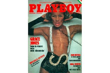 Grace Jones en couverture de Playboy