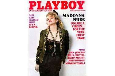 Madonna en couverture de Playboy