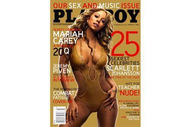 Mariah Carey en couverture de Playboy