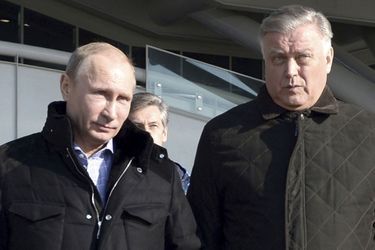 Le président Poutine et Vladimir Iakounine 