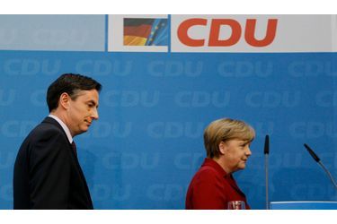 La CDU d'Angela Merkel a été battue par une coalition de centre-gauche, lors des élections de la Basse-Saxe, dimanche.