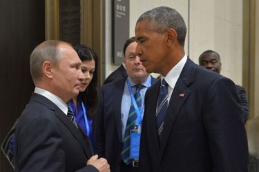 Barack Obama et Vladimir Poutine en septembre dernier. 
