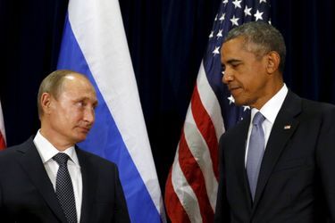 Vladimir Poutine et Barack Obama aux Nations Unies en septembre 2015. 