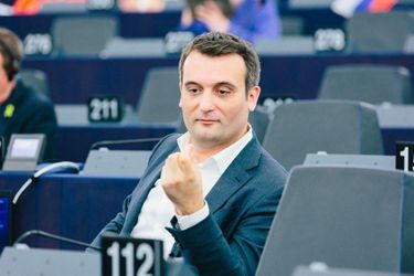 Florian Philippot au Parlement européen à Strasbourg, en juin dernier.