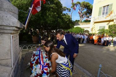 Le président Emmanuel Macron samedi à Bormes-les-Mimosas